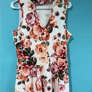 Floral Sleeveless Dress